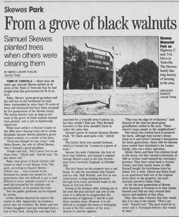 Clipping from The Journal Times